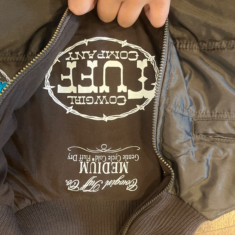 Cowgirl Tuff Brown Puffer Jacket